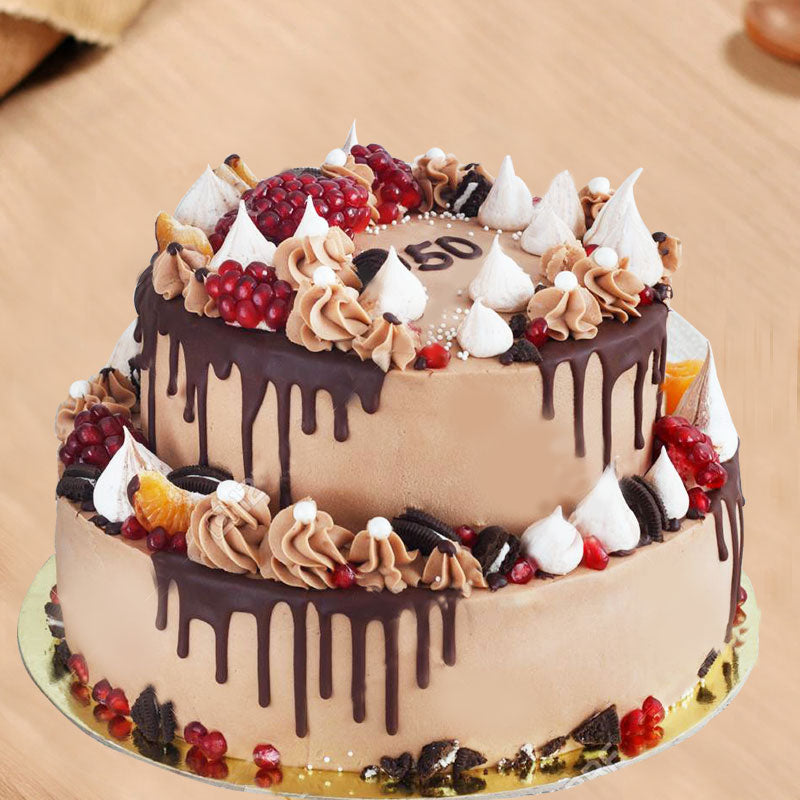 Two Tier Choco Cake