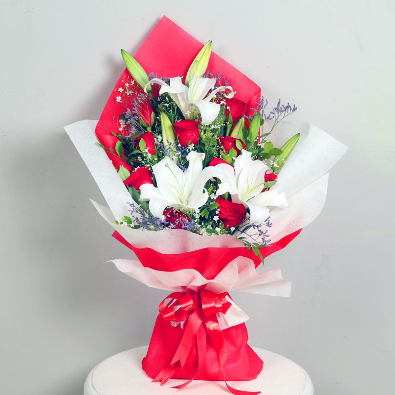 Lively Lilies Bouquet
