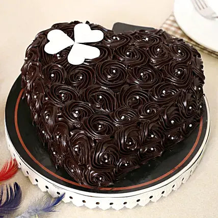 Heart Shaped Designer Truffle Cake