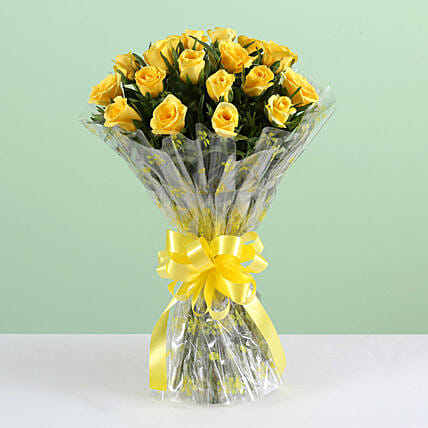 Happiness Bunch Of Yellow Roses