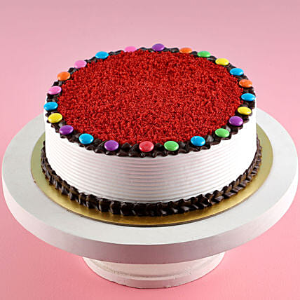 Red Velvet Gems Cake