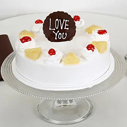 Love You Valentine Pineapple Cake