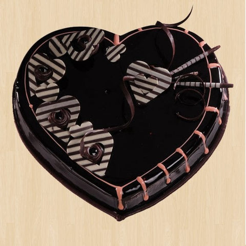Heart Chocolate Cake