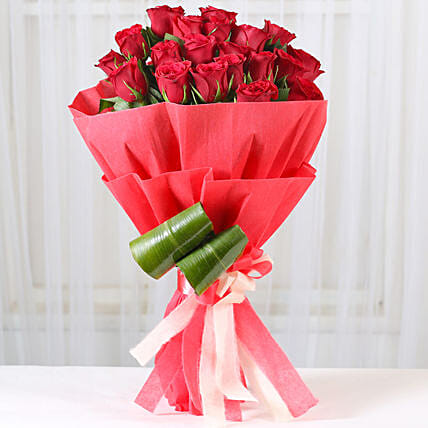 Romantic 10 red roses