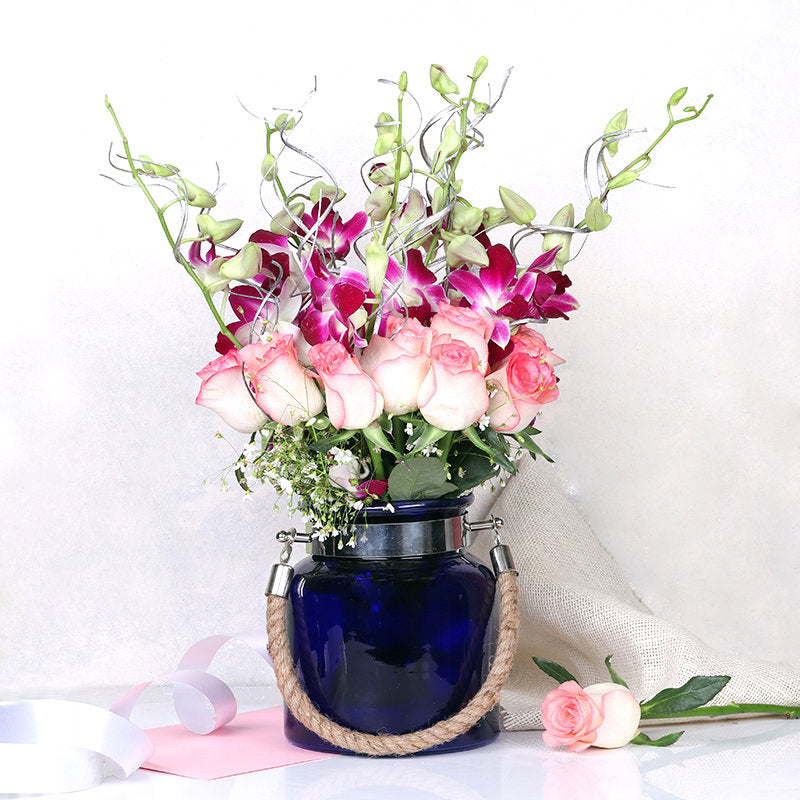 Roses N Orchids Boquet