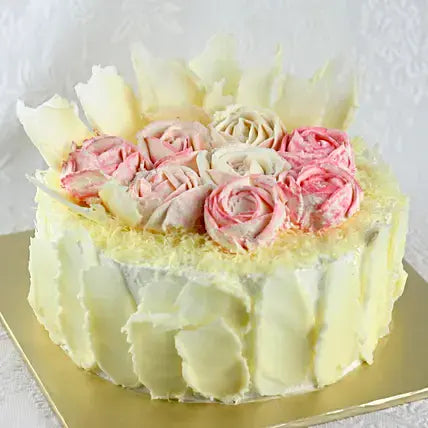 Rosy White Forest Cake- Half Kg