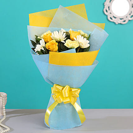 Mixed Flowers Elegant Bouquet