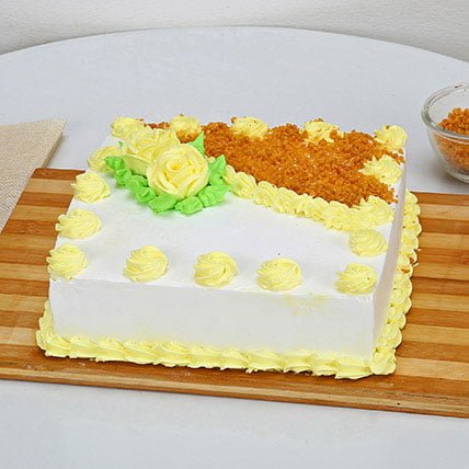 Butterscotch Strawberry Cake