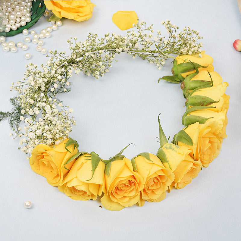 Yellow Rose Tiara