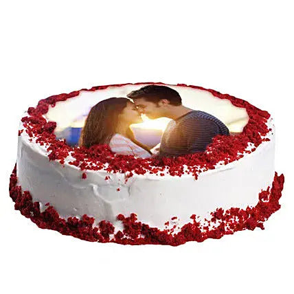 Red Velvet Photo Cake